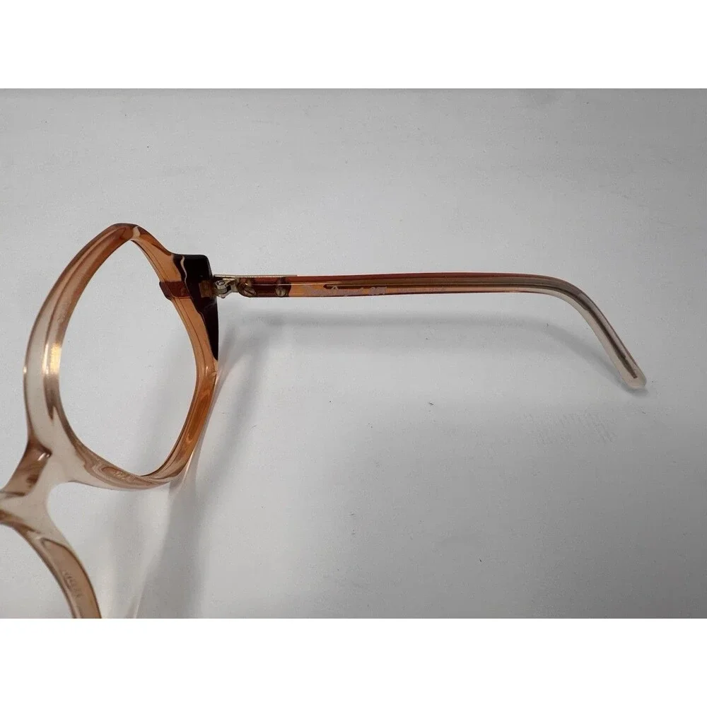 Vintage American Optical AO207 Eyeglass Frames Only 50-17-130 Amber USA